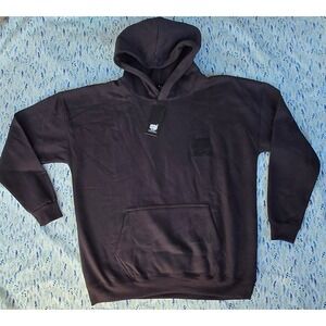 G59 Records Skull Logo Hoodie Black Pullover Sweatshirt Men's Size XLarge